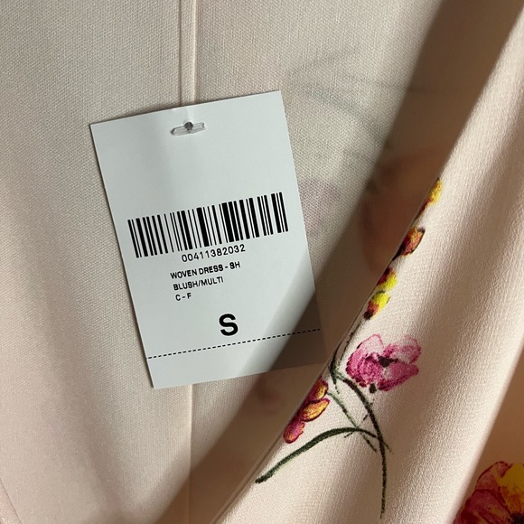 NWT FOREVER 21 PINK FLORAL WRAP LONG SLEEVE DRESS - Picture 5 of 5